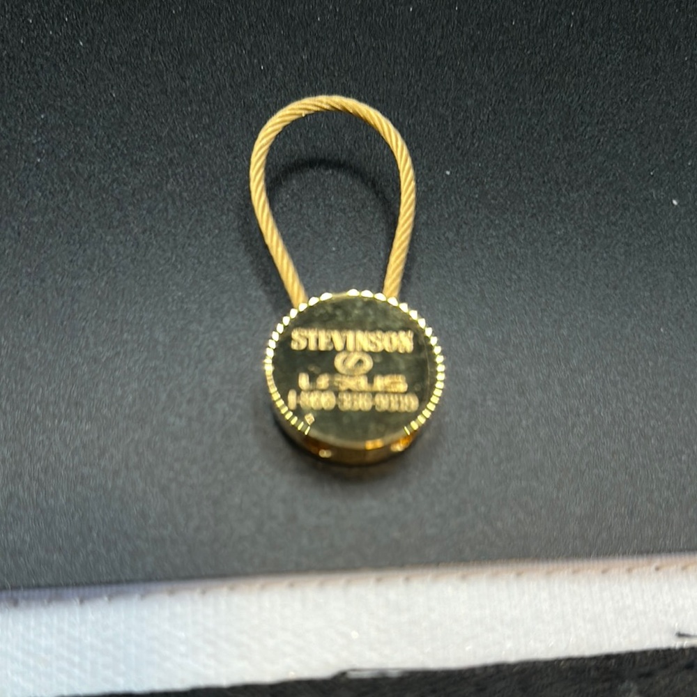 Stevinson LEXUS Gold Keychain